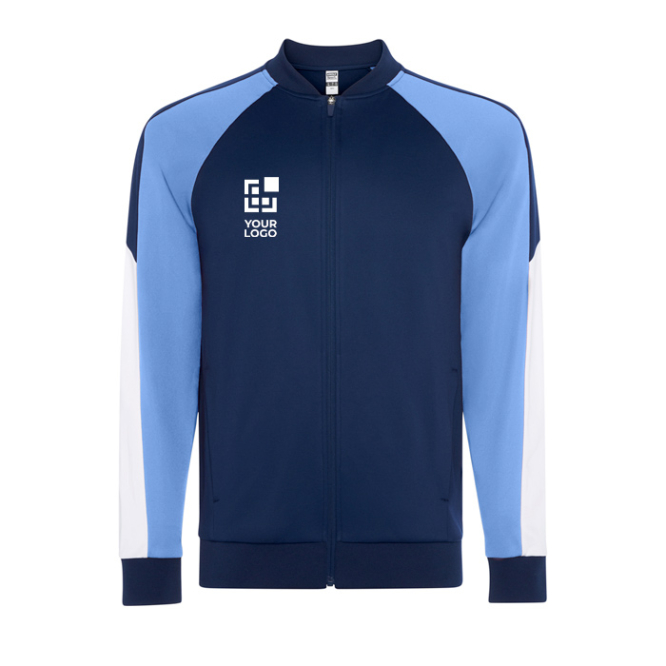Unisex sportjack van polyester met rits 210 g/m² Roly Direct Gladius