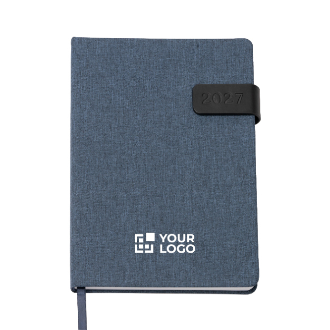 RPET-agenda met magnetische sluiting in A5-formaat