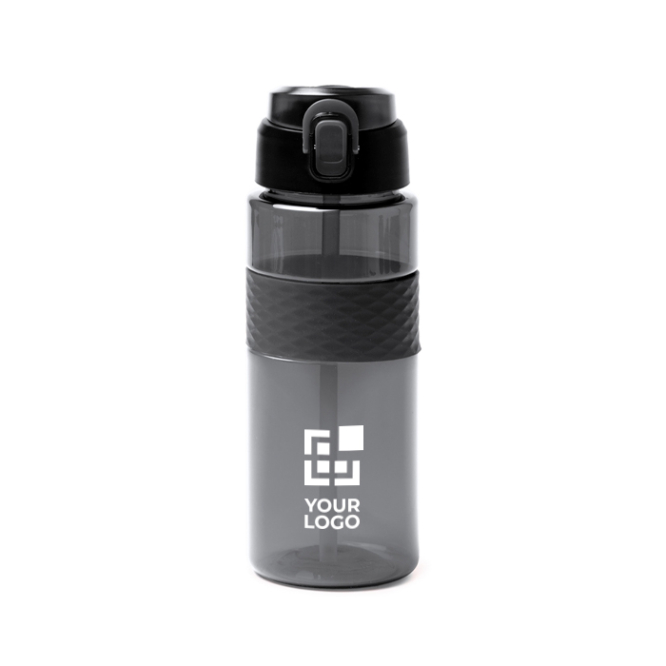 Sportfles van plastic met doseerdop en rietje 700ml