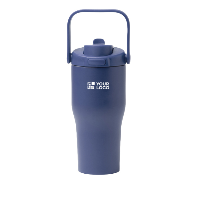Thermofles van roestvrij staal met knopopening 550 ml