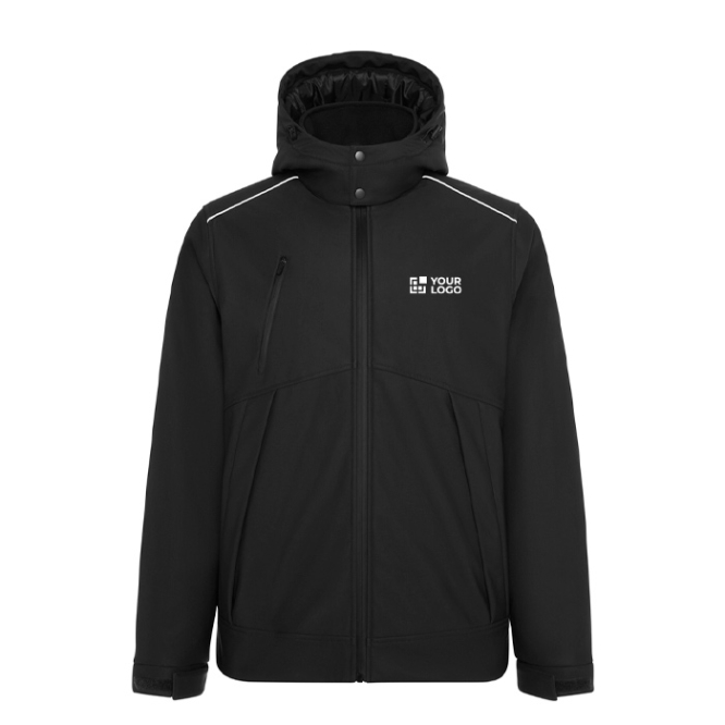Gewatteerde sportieve thermoparka met reflectiedetails Roly Emin