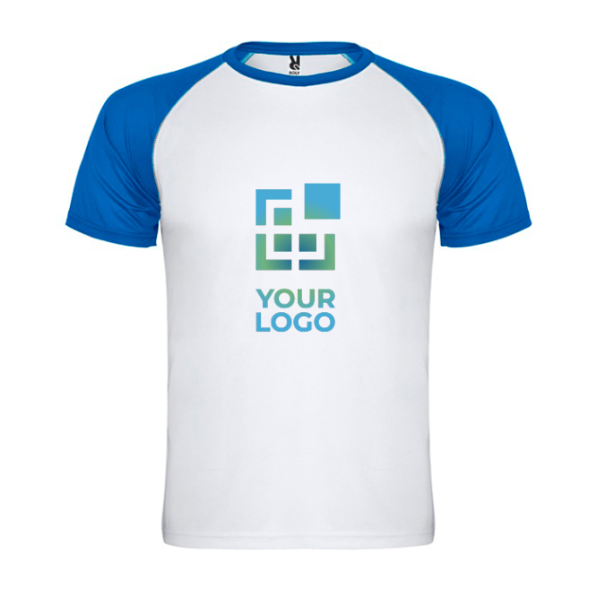 Sportshirt in twee kleuren 140 g/m² Roly Direct Indianapolis 