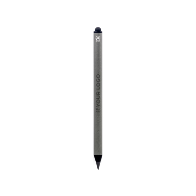 Oneindige aluminium 2-in-1 pen met touchscreenpen BrandCharger
