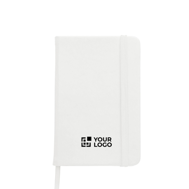 A5-notitieboek met elastische sluiting en blanco pagina’s
