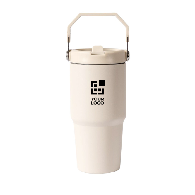 Lekvrije thermosfles van gerecycled roestvrij staal 600 ml