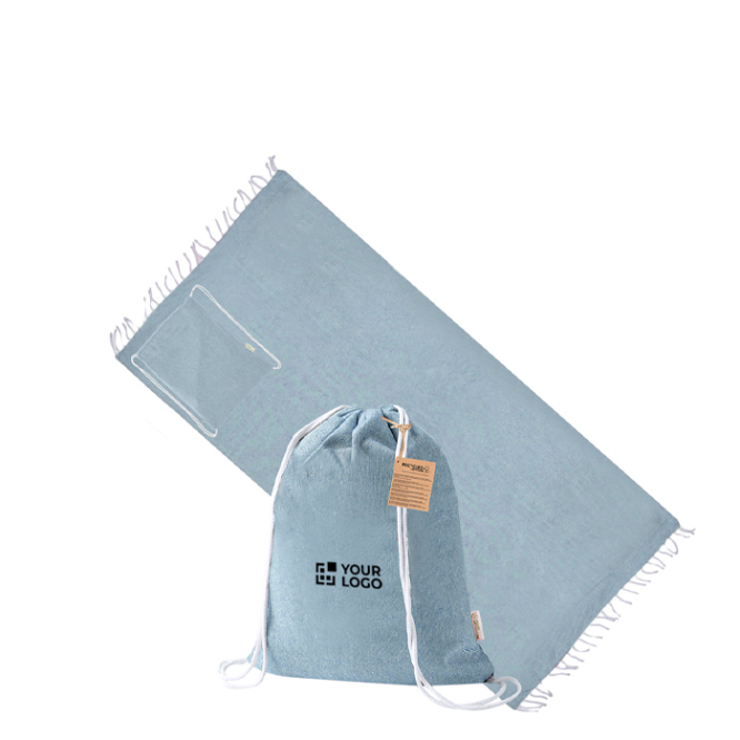 Rugzak met koordjes enkatoenen handdoek 170 g/m²