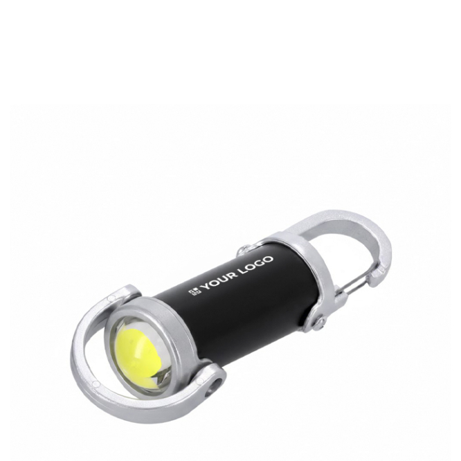 Oplaadbare zaklamp met 7 lichtstanden en karabijnhaak