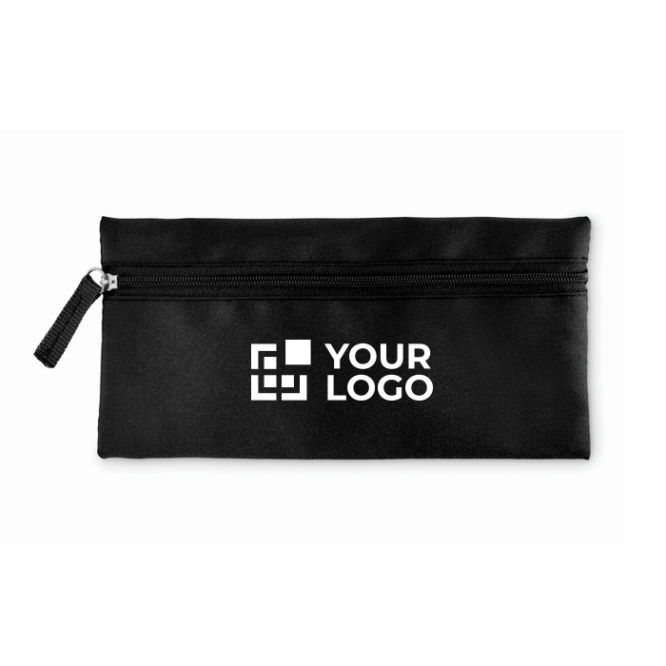 Etui met rits van RPET-polyester 300D