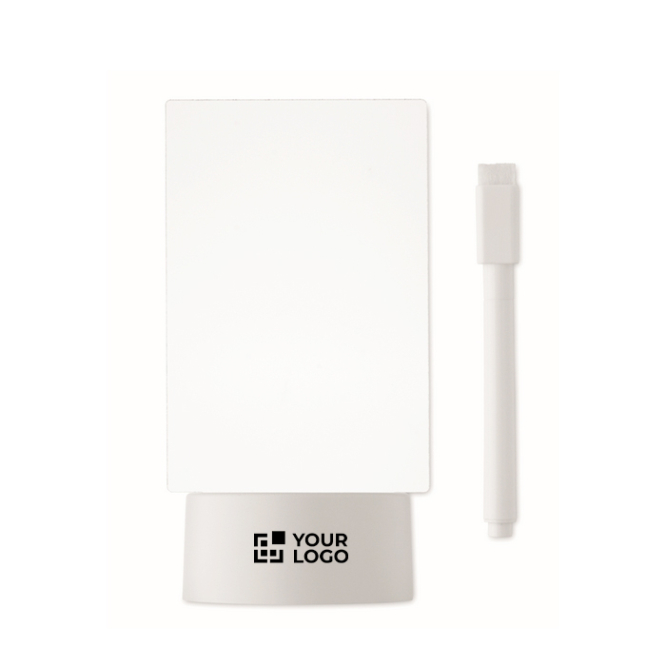 Acryl LED-bord met aluminium voet en witte marker