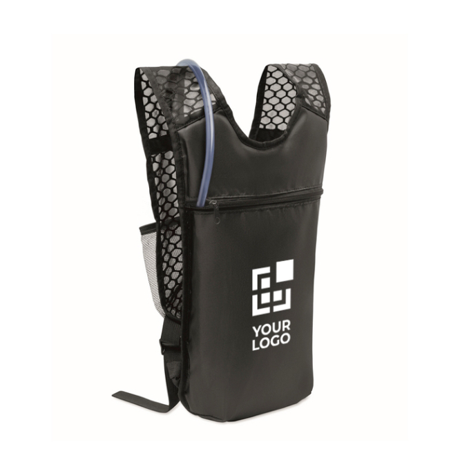 Sportieve PU- en nylonrugzak met waterreservoir 1,5L