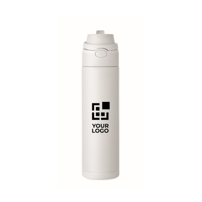Druppelvrije dubbelwandige fles van gerecycled roestvrij staal 500 ml