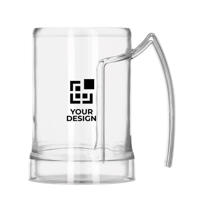 Tritan® plastic bierpul gemaakt in de EU met oor 500 ml