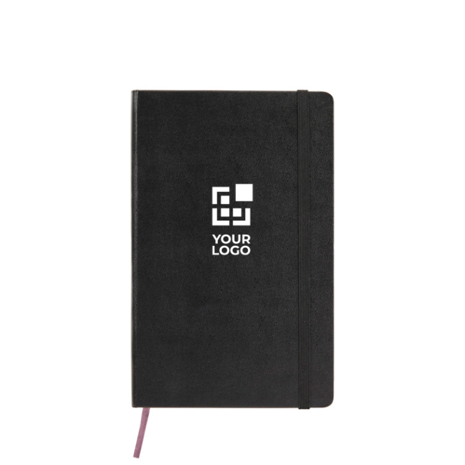 Groot geruit notitieboek van lederlook papier Moleskine Classic