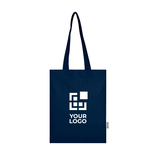 Stevige tote bag met schouderhengsels 30 cm 180 g/m²