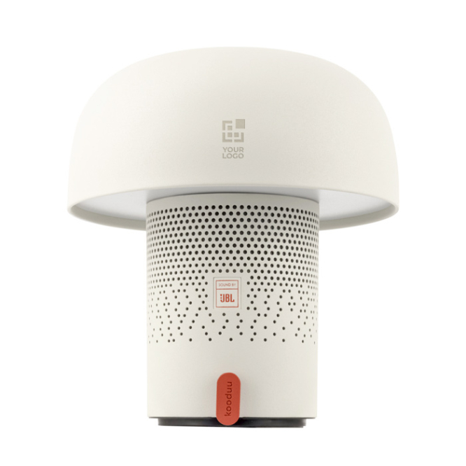 Luidspreker van staal en kunststof met dimbare LED-lamp Kooduu 10W