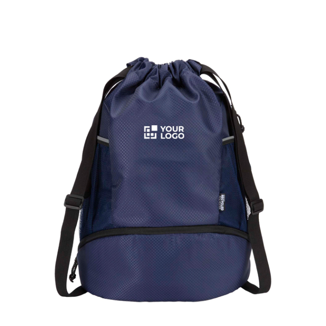 Sporttas van waterdicht gerecycled materiaal met schoenenvak 18 L