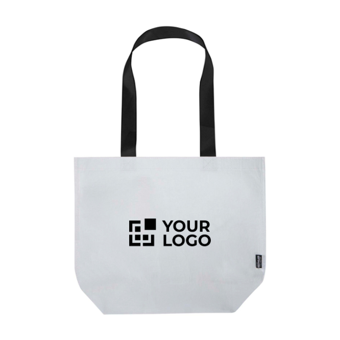 Tote bag van gerecycled kunststof dubbel gelamineerd waterbestendig 18L
