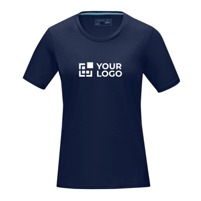 Katoenen dames T-shirt 160 g/m2 Elevate NXT marineblauw