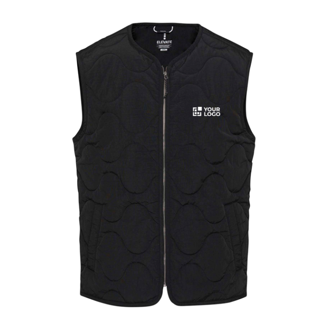 Unisex bodywarmer gerecycled nylon met textuur 110 g/m² - Elevate NXT 