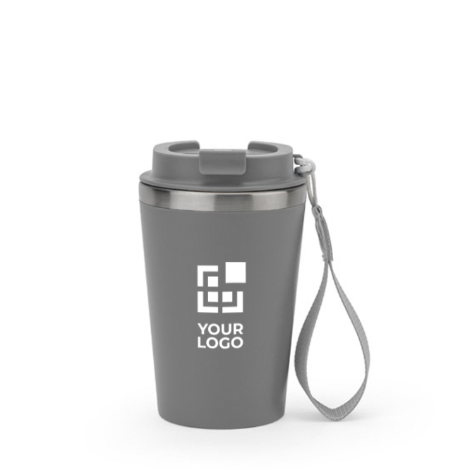 Reisbeker van gerecycled staal met vacuümisolatie 440 ml