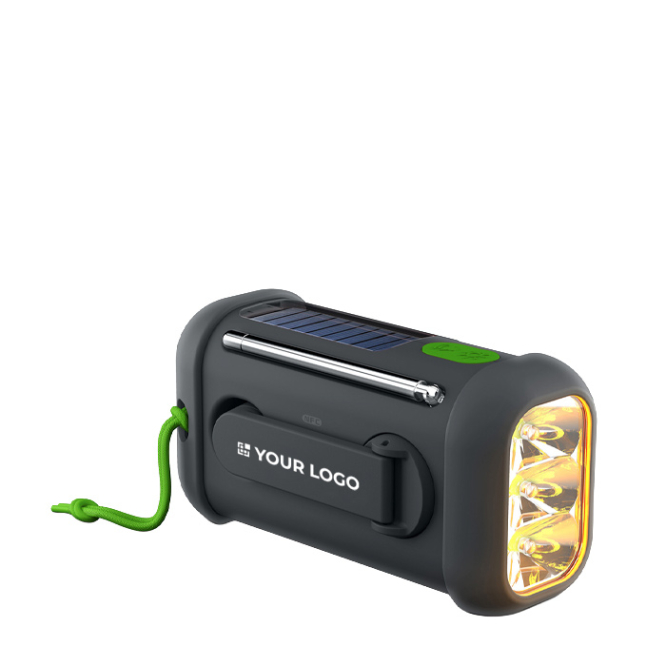 Draagbare radio met zaklamp en powerbank 1.000mAh Muse