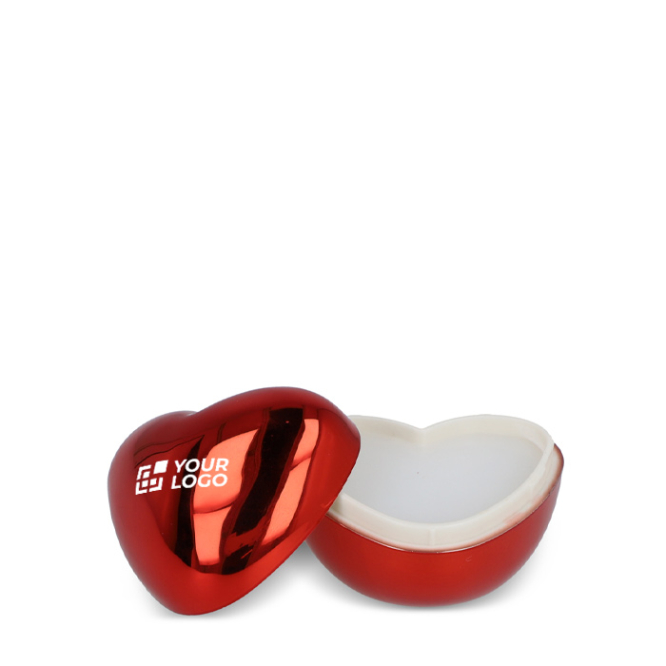 Hydraterende lippenbalsem in 3D-hartvormig doosje van RPET