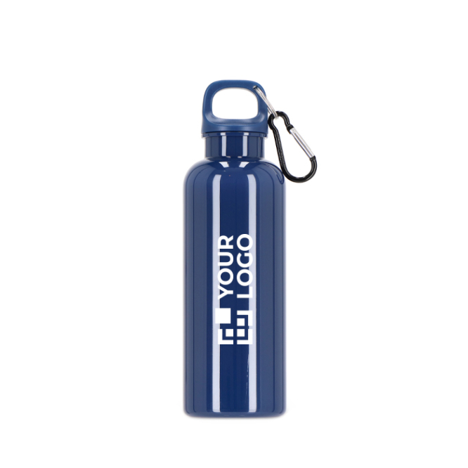 Plastic fles in felle kleuren met bijpassende dop 500 ml