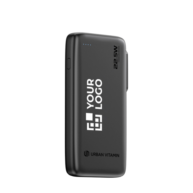 Externe batterij met intrekbare kabel en laadindicator 10.000 mAh