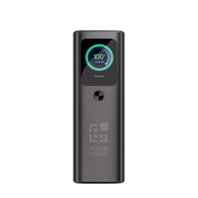 Aluminium powerbank met meerdere laadopties en HD display 20.000 mAh