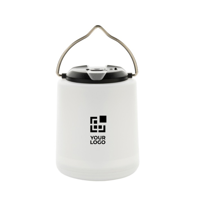Draagbare lamp van eco‑plastic met drie LED‑lichtstanden