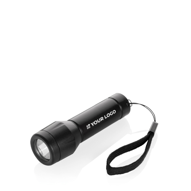 Compacte eco oplaadbare zaklamp met koord 1W 500 mAh