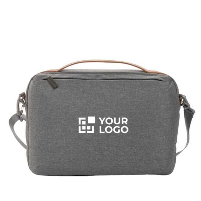 Moderne, minimalistische laptoptas donkergrijs