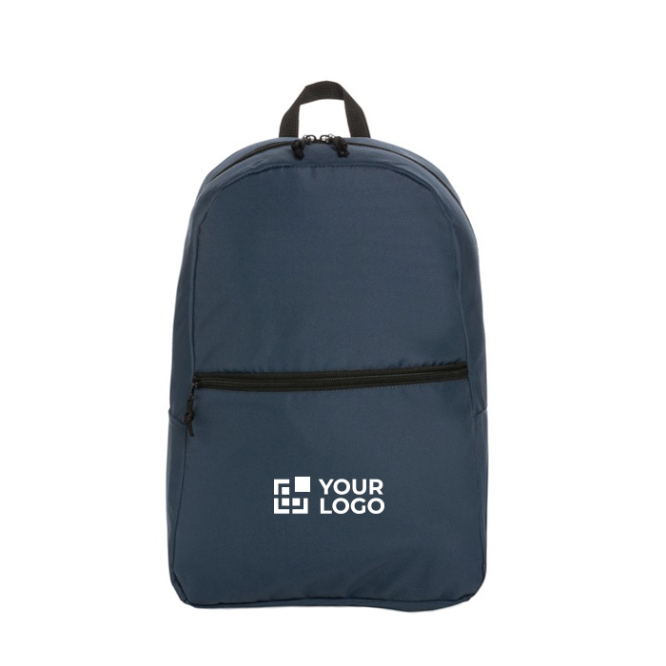 AWARE ™ 300D RPET rugzak met logo weergave met jouw bedrukking marineblauw