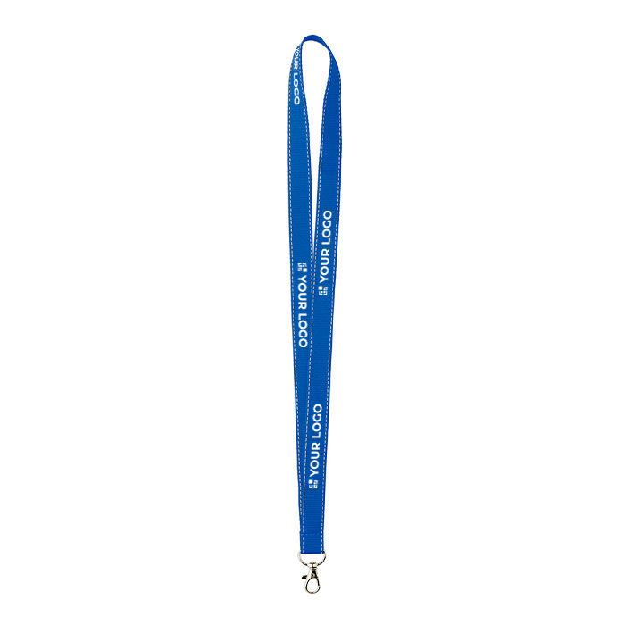 Custom made polyester lanyard met reflecterende draden aan de rand