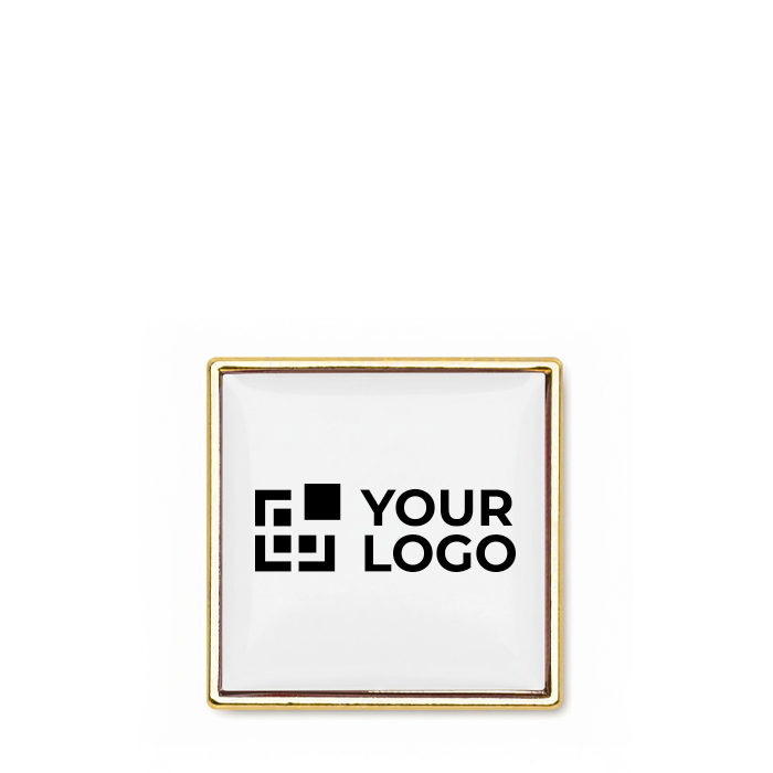 Op maat gemaakte vierkante ijzeren pin om te personaliseren