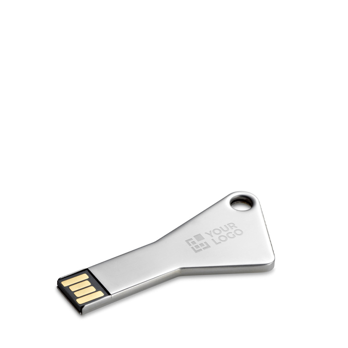 Aluminium USB in driehoekige sleutelvorm