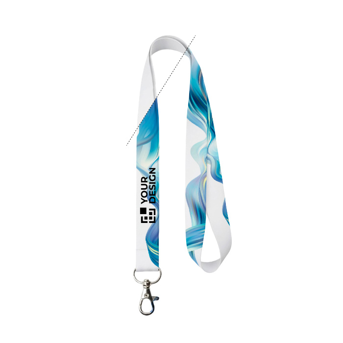 Sublimatie-lanyard in full colour, op maat gemaakt in Europa