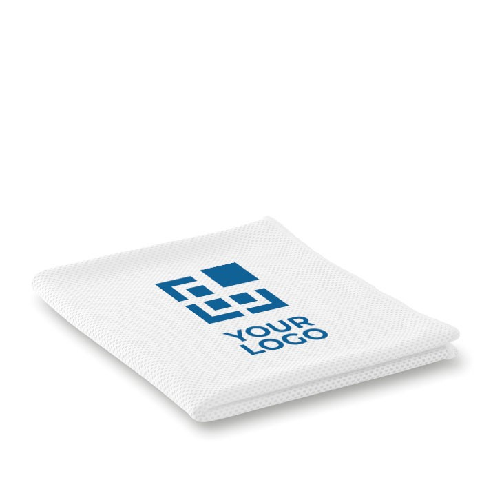 Te bedrukken handdoek microvezel weergave met jouw bedrukking
