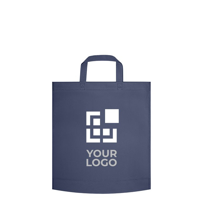 Non-woven tote bag met korte hengsels 80 gr/m2