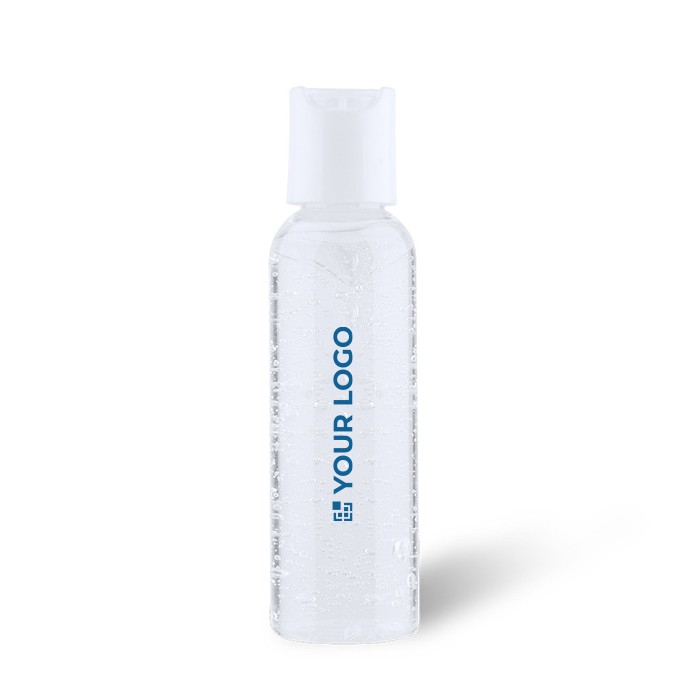 Gepersonaliseerde hydroalcoholische gel met logo weergave met jouw bedrukking