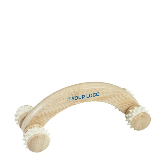 Massageapparaat met logo, van bamboe