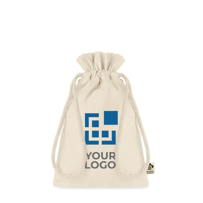 Cadeau tasjes met logo van biologisch katoen