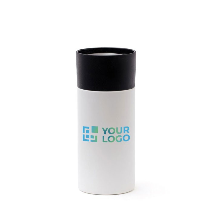 Kleine thermische rvs to go koffiebekers met logo