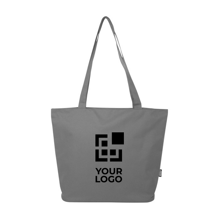 Multifunctionele tas van gerecycled polyester met rits