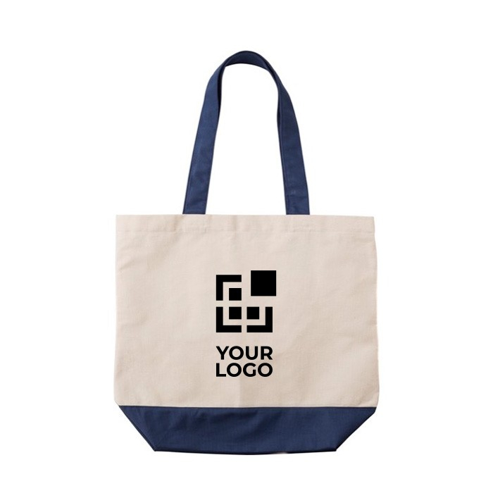 Katoenen tas met bijpassende kleur en binnenzak 280 g/m2