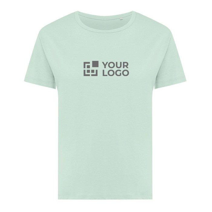 Dames T-shirt van gerecycled katoen, slim fit, 160 g/m2 Iqoniq