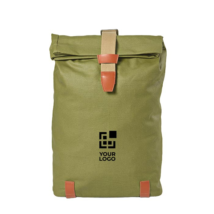 Waterdichte rugzak van gerecycled katoen voor 17''-laptop 23 L