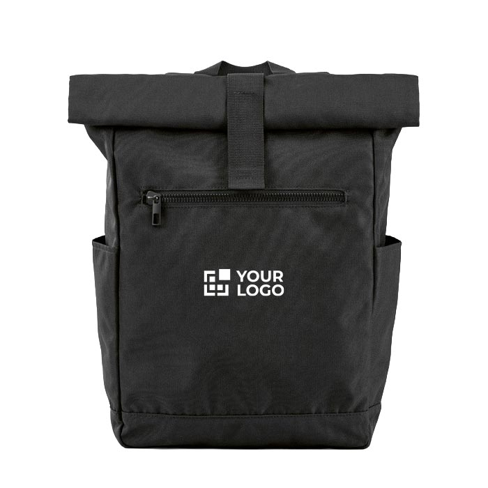 Rolltoprugzak van gerecycled plastic voor 15,6''-laptop