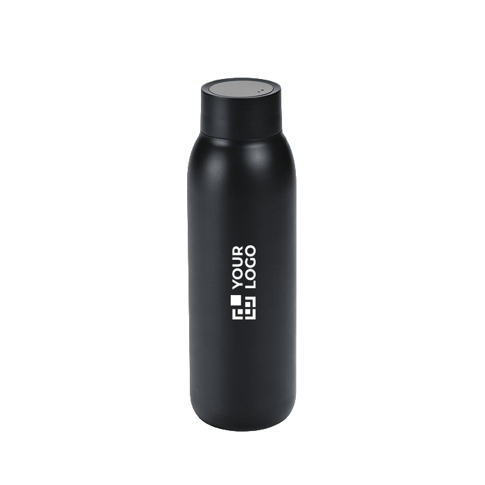 Lekvrije fles van gerecycled staal met draadloos opladen 610 ml