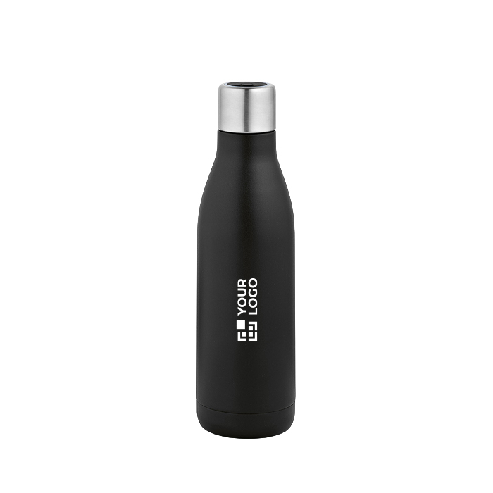 Fles van gerecycled roestvrij staal met UV-lichtdop 520 ml